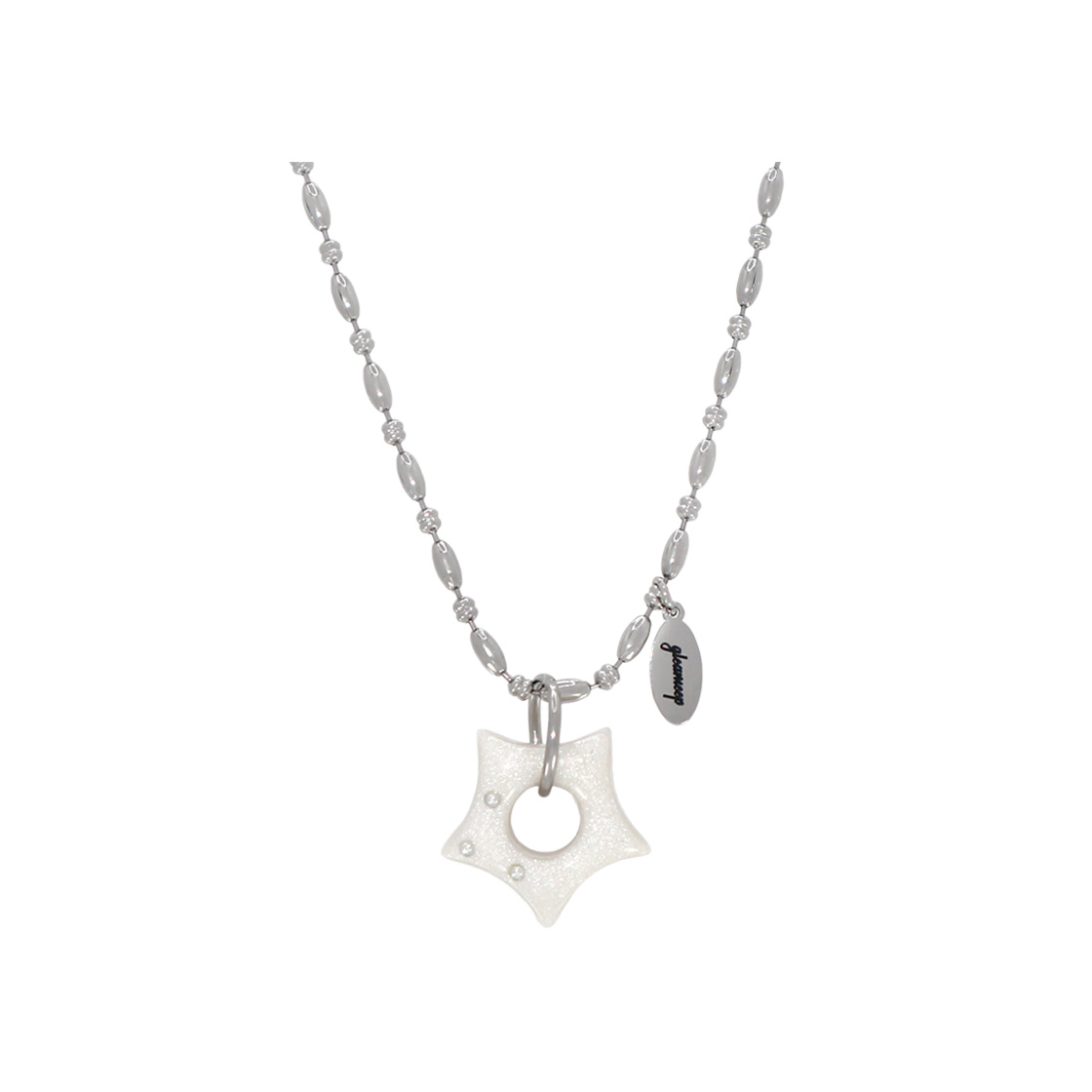 글리밉 | gleaming little star necklace <white pearl> | 찹스틱스